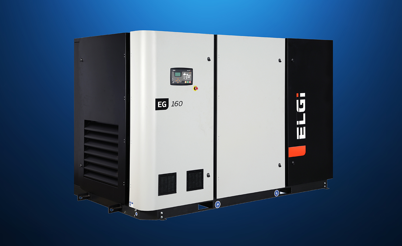 ELGi EG series oil-lubricated rotary screw air compressors