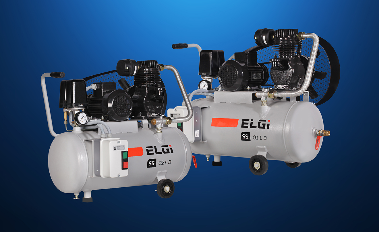 Single Stage Belt-Driven Reciprocating Air Compressors 